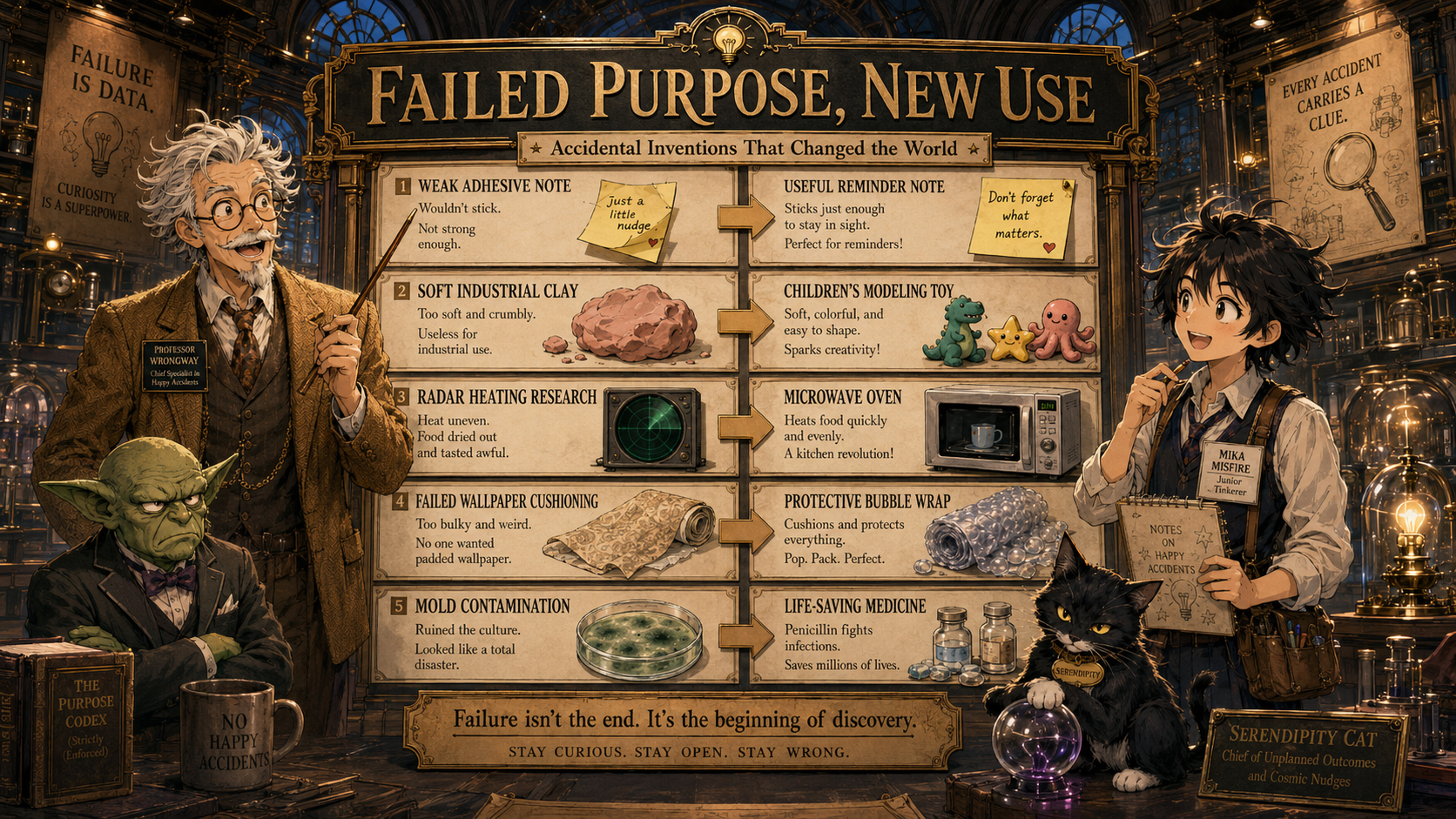 Failed Purpose, New Use exhibit board.